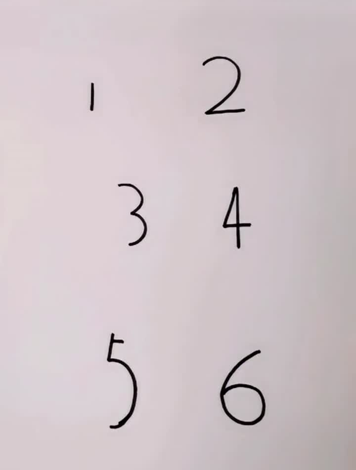 用数字123456画各种蔬菜简笔画简笔画教程