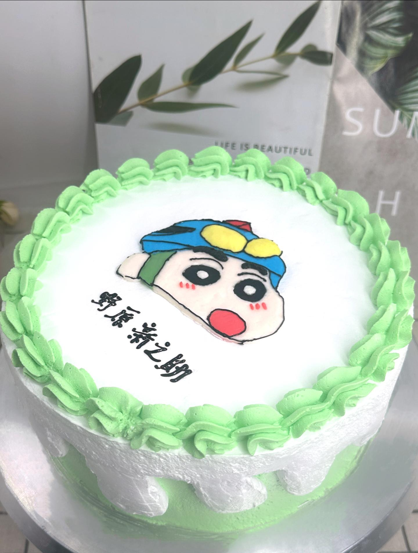 转印蛋糕|蜡笔小新