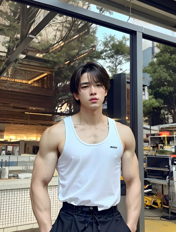 AI绘画 帅哥头像 男生专用帅气壁纸 肌肉男壁纸 肌肉 帅哥