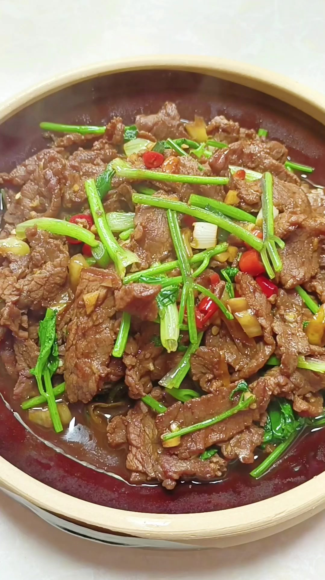 小炒黄牛肉这样炒,香嫩又美味