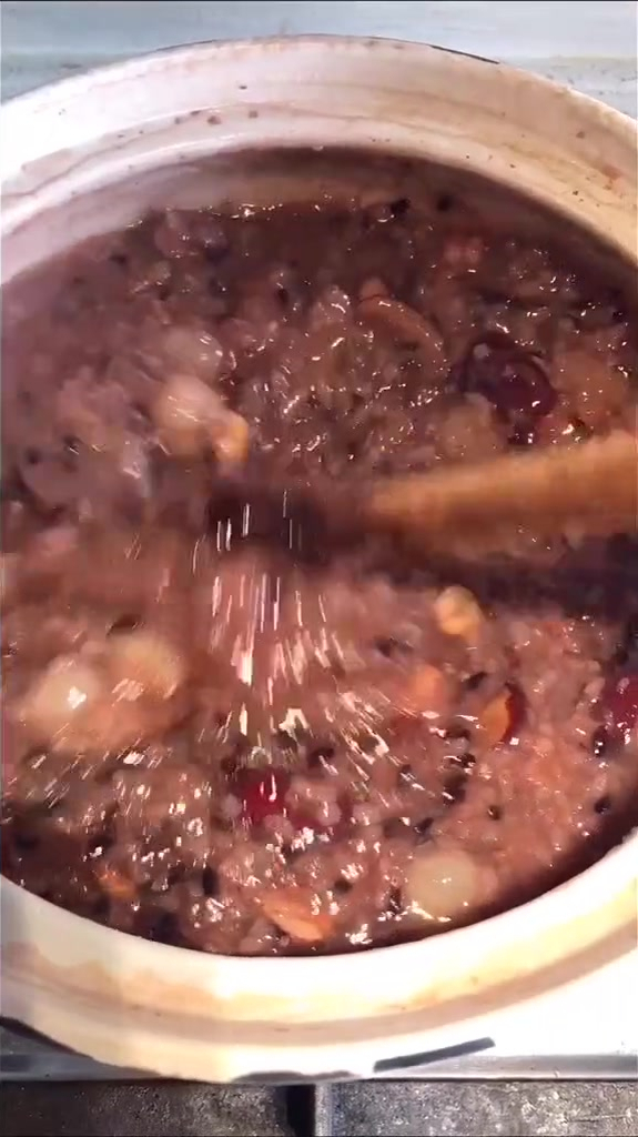 血糯米做的腊八粥太好吃