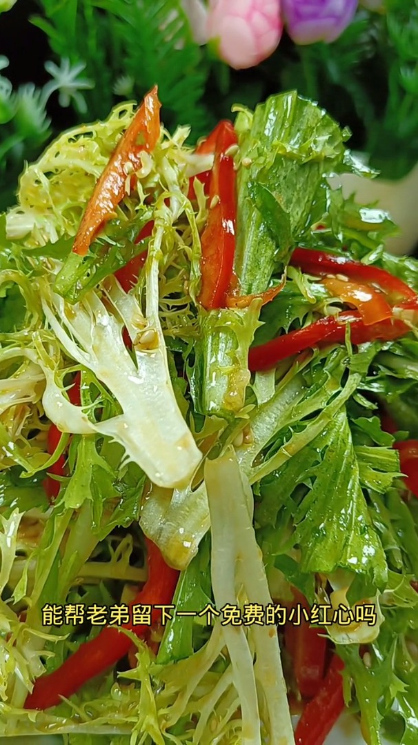 您见过这菜吗?苦菊这道菜,有清热去火,养肝明目的功效,挺不错