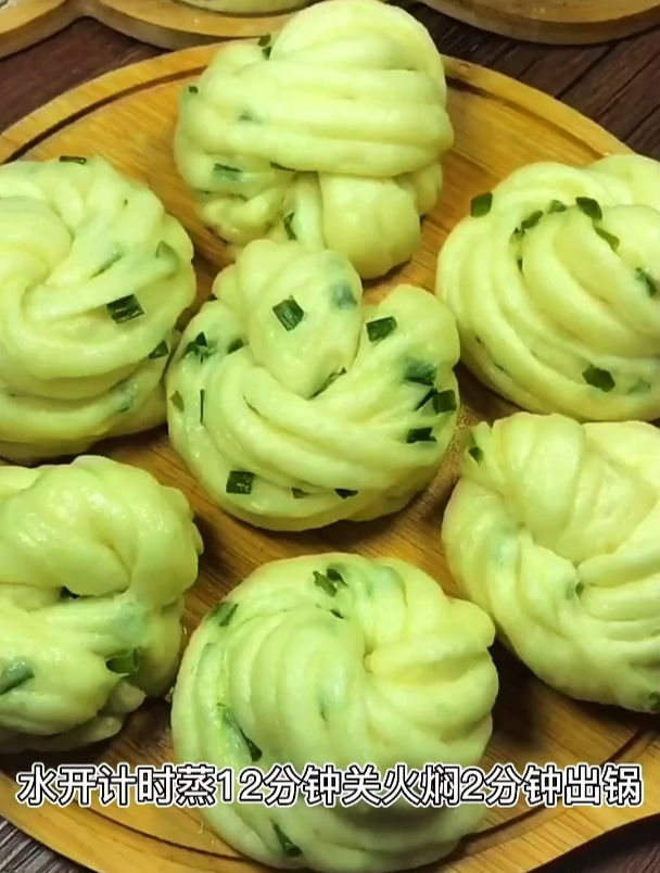 葱花馒头教程来了 快来试试吧