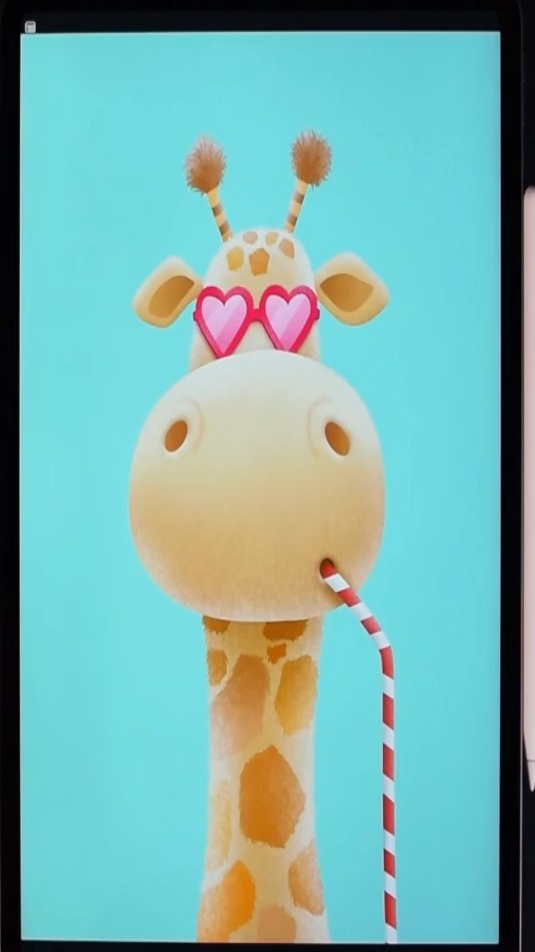 插画长颈鹿绘画视频分享
