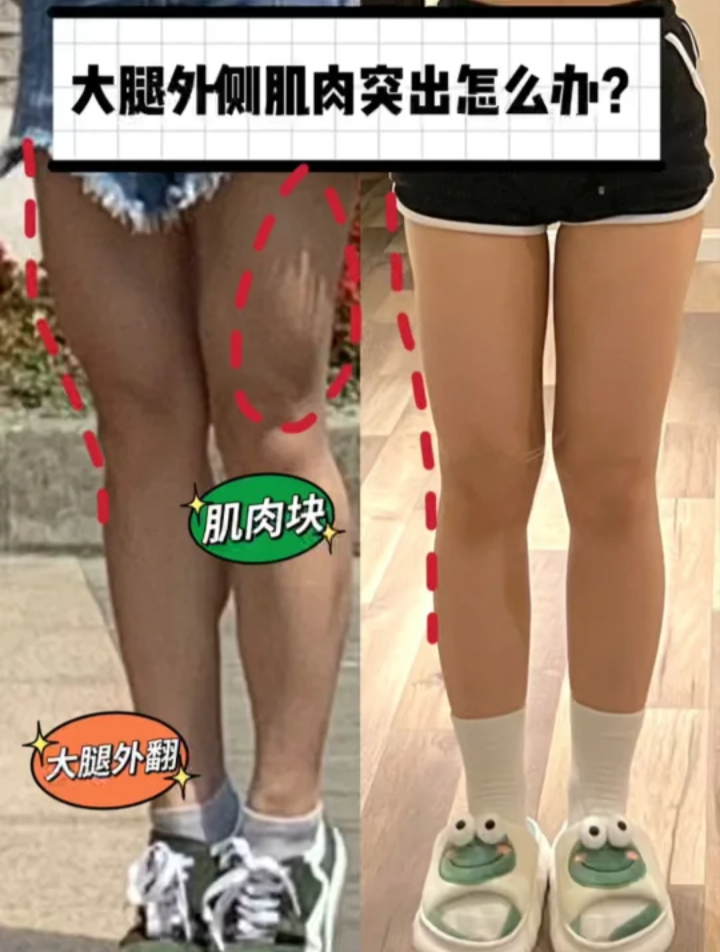 矫正拉伸!大腿肌肉外翻!腿型不好看的进来高效瘦腿攻略