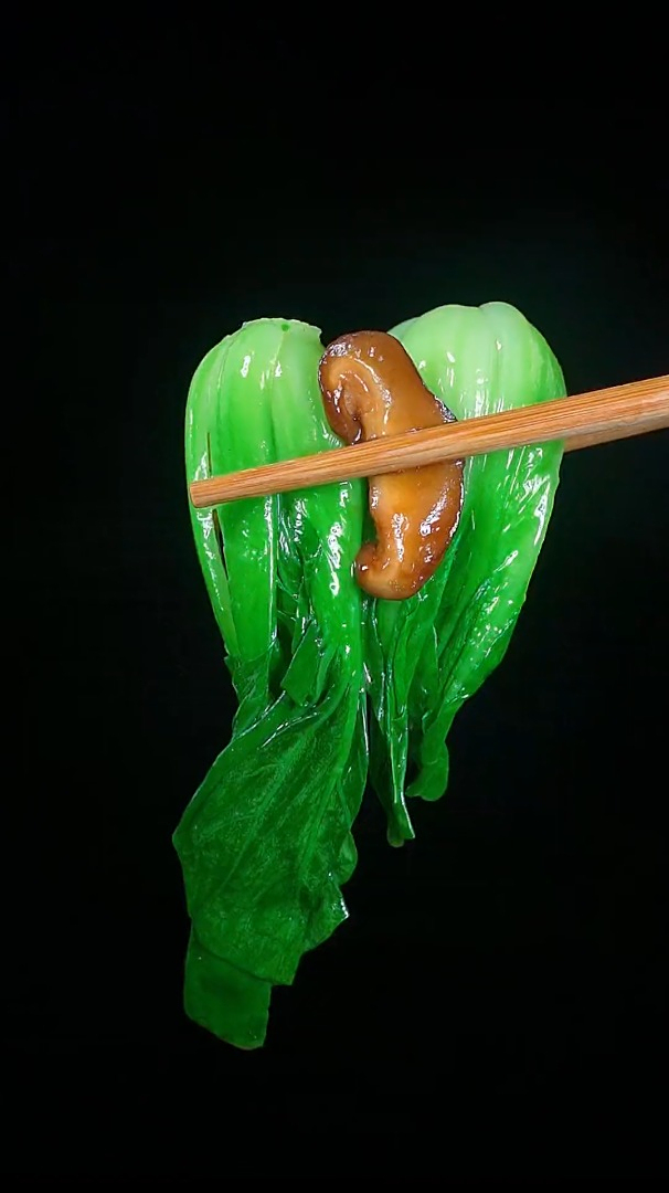 香菇炒青菜详细做法!