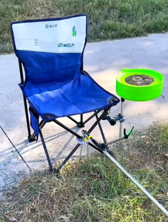 老钓友都在用的“多功能钓鱼椅”,收纳方便,轻装出钓,太好用了