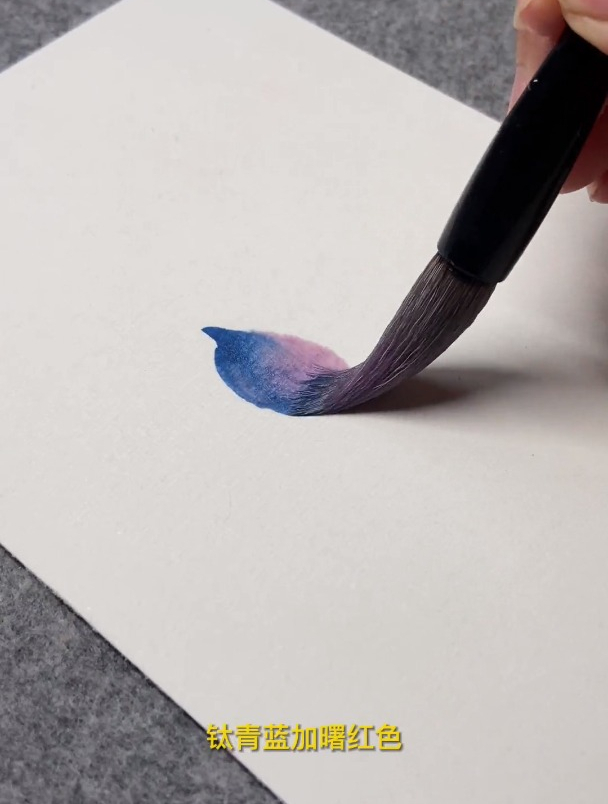 鸢尾花这样画,是不是简单又好看?