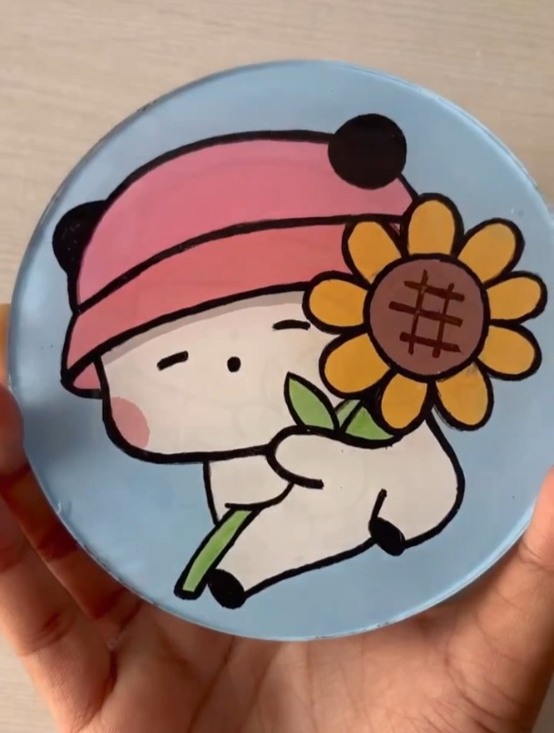 亚克力丙烯画 这卡通叫什么来着?