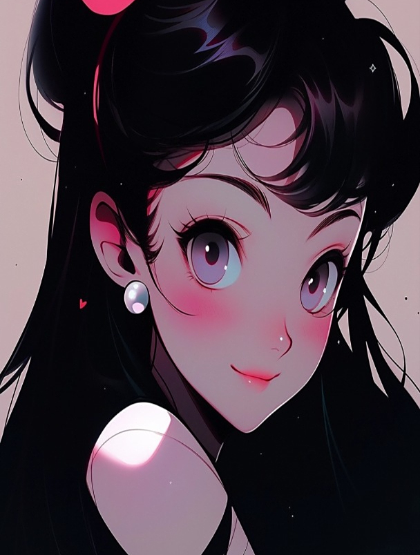 浪漫复古,带你穿越回漫画世界的女生头像