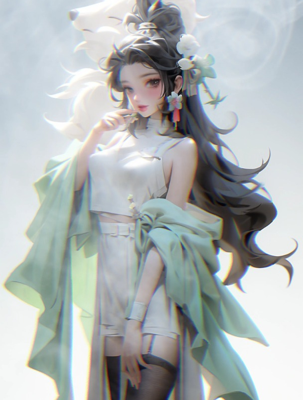 丝袜仙女动漫卡通高清壁纸