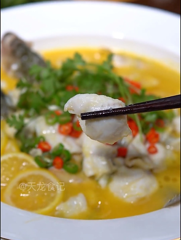 不用料包也能做的《金汤柠檬鱼》