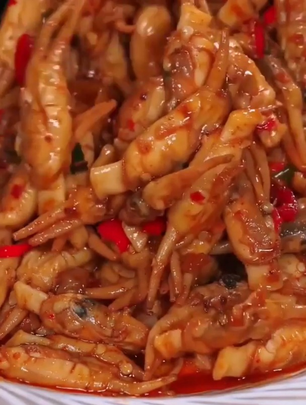 很得下饭辣炒蛏子,绝绝子