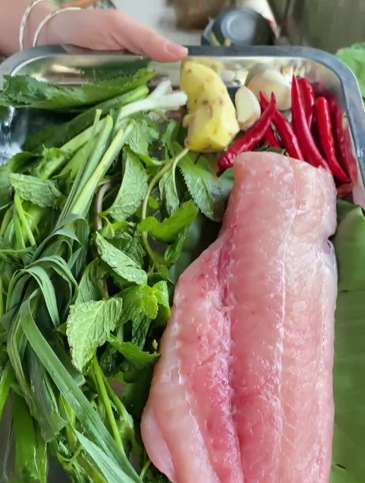 美味下饭菜傣味包烧鱼制作方法香辣好吃