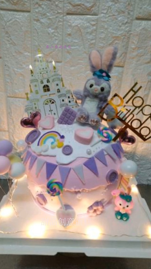 闺女六岁生日,婆婆给订的蛋糕,比我品味好多了!