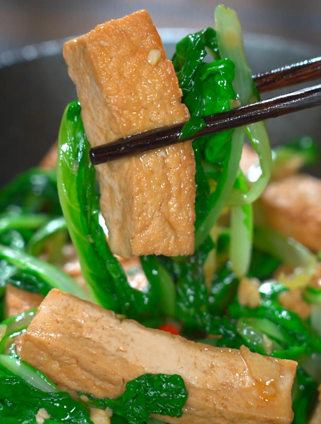 做法简单又好吃的青菜烧豆腐,清淡鲜香又营养