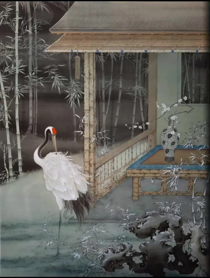 工笔花鸟抖出我的艺术