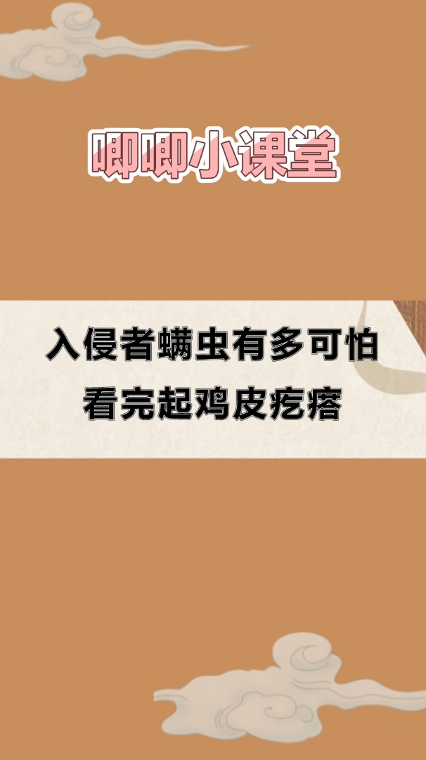 螨虫有多可怕,看完起鸡皮疙瘩,怪不得脸痒痒!