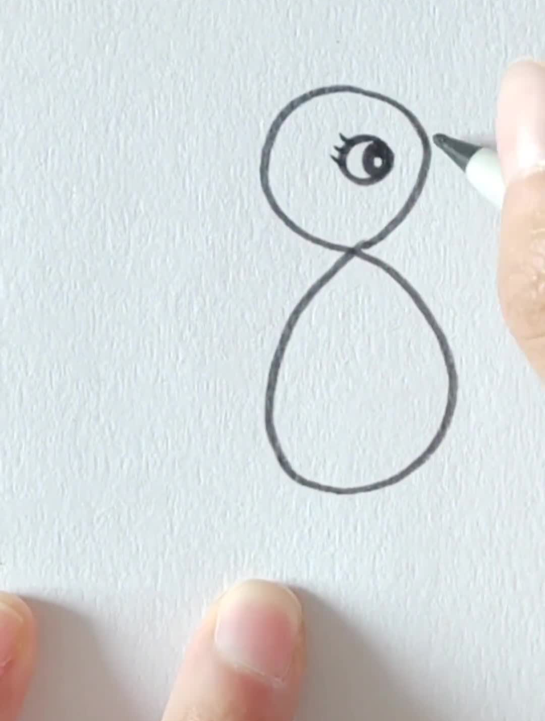 数字画企鹅简笔画画画数字画一起学画画萌知计划