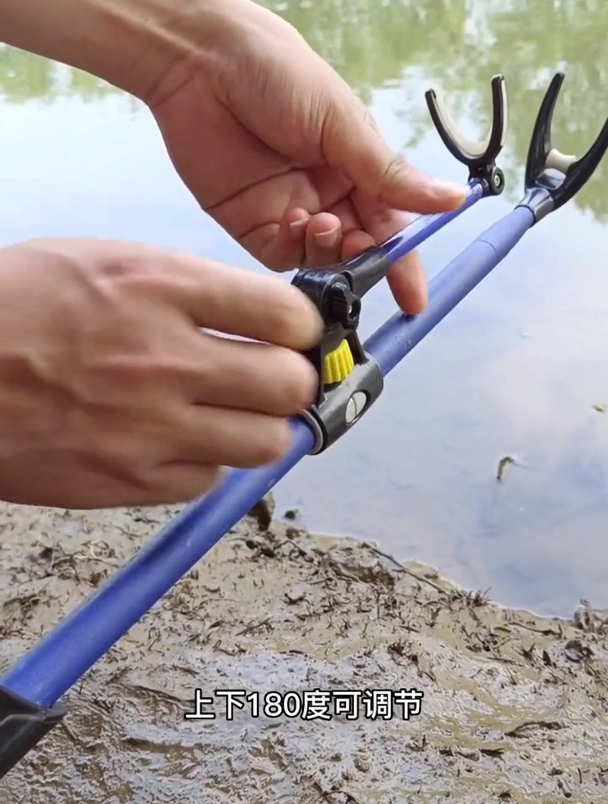 野钓想要大小兼顾,双竿钓鱼的支架选择,更要考虑实用性!