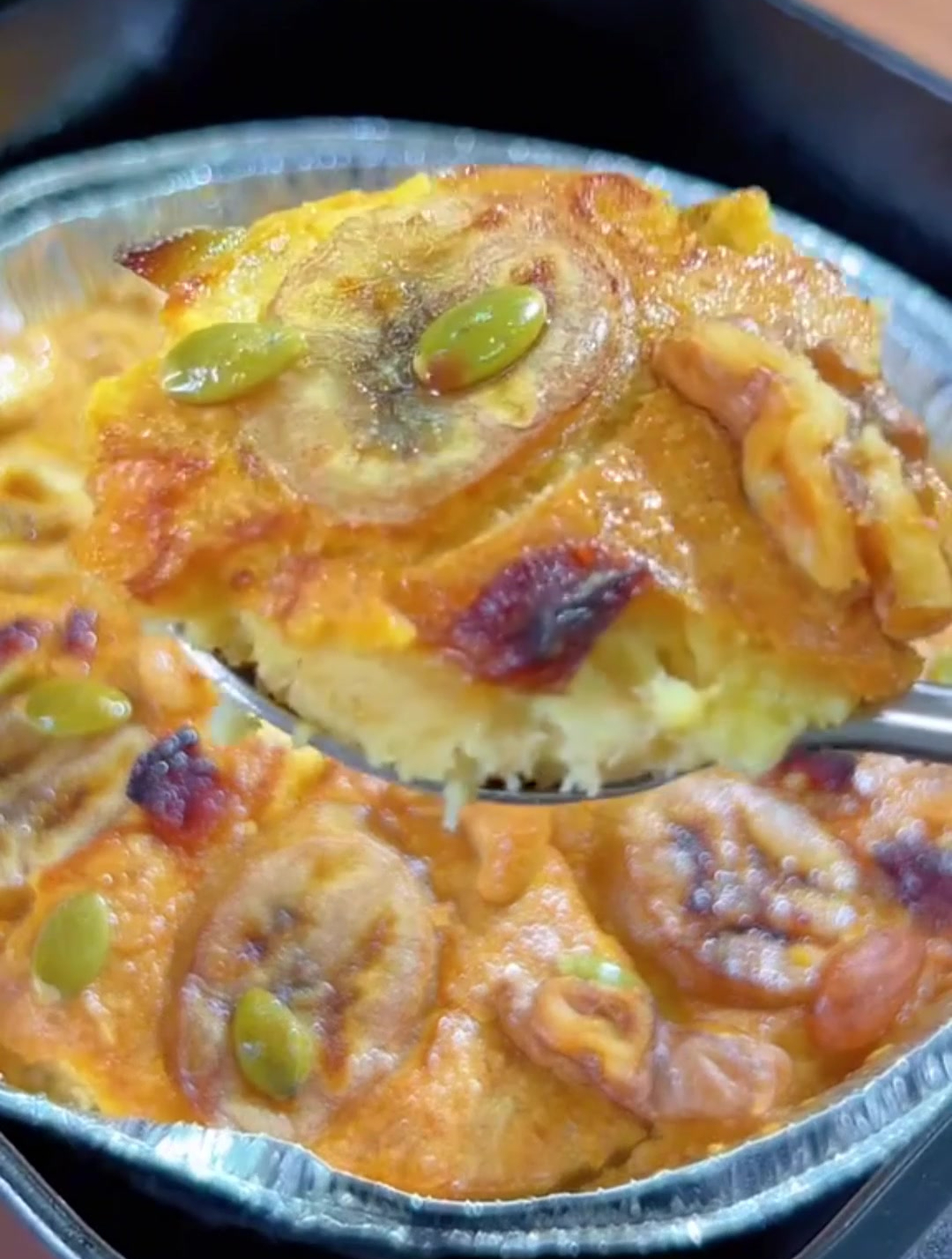 香蕉燕麦蛋糕,馋哭隔壁小孩