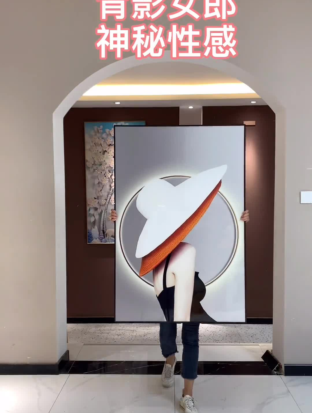 黑白灰简约装饰画简直就是软装的点睛之笔