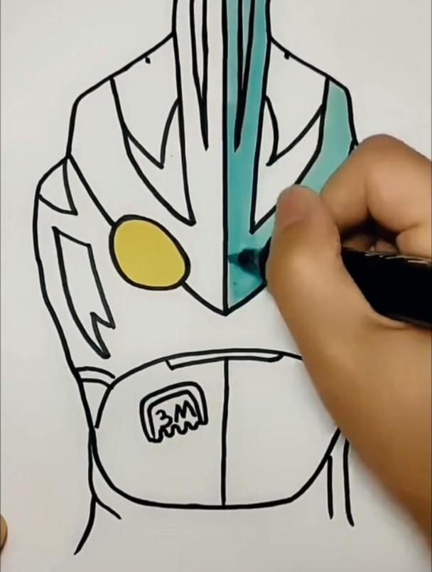 奥特曼,儿童简笔画