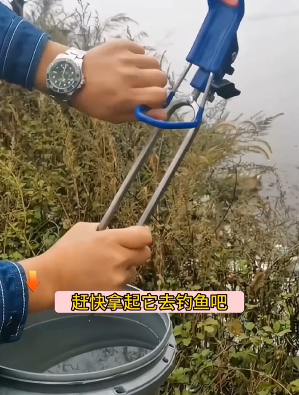 轻装出行带上这个地插架竿,野钓想钓哪里就钓哪里