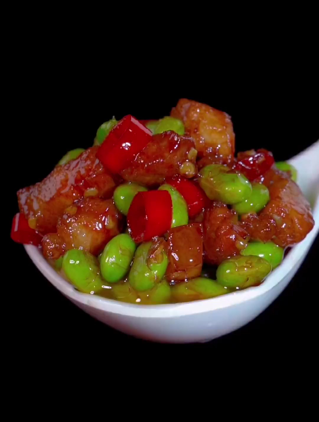 毛豆米炒肉这样做,真的很好吃又下饭
