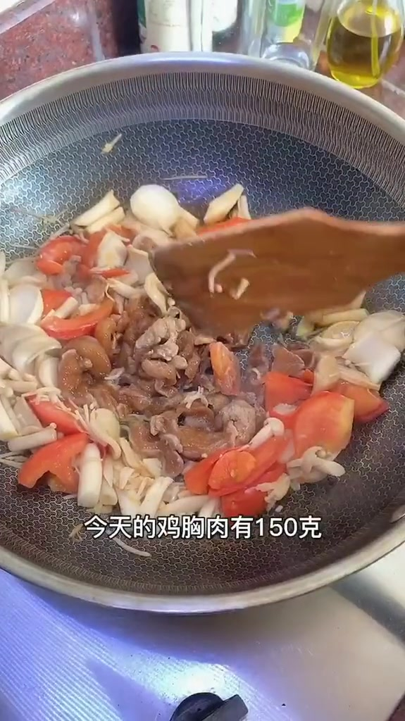 减脂版小鸡炖蘑菇