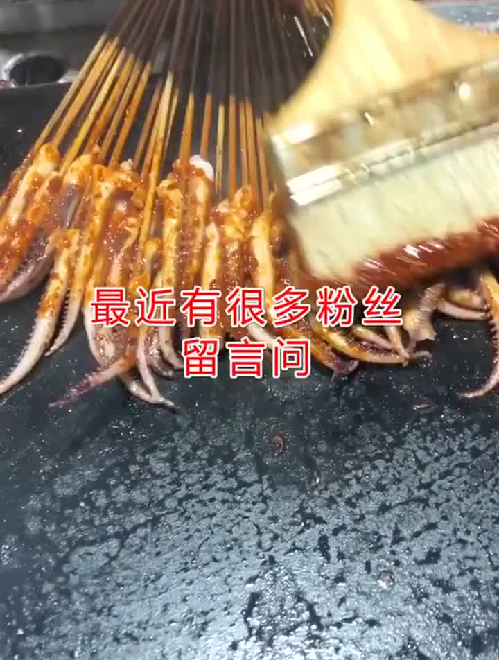 铁板鱿鱼酱教学视频,一看就会,开店或摆摊均可!