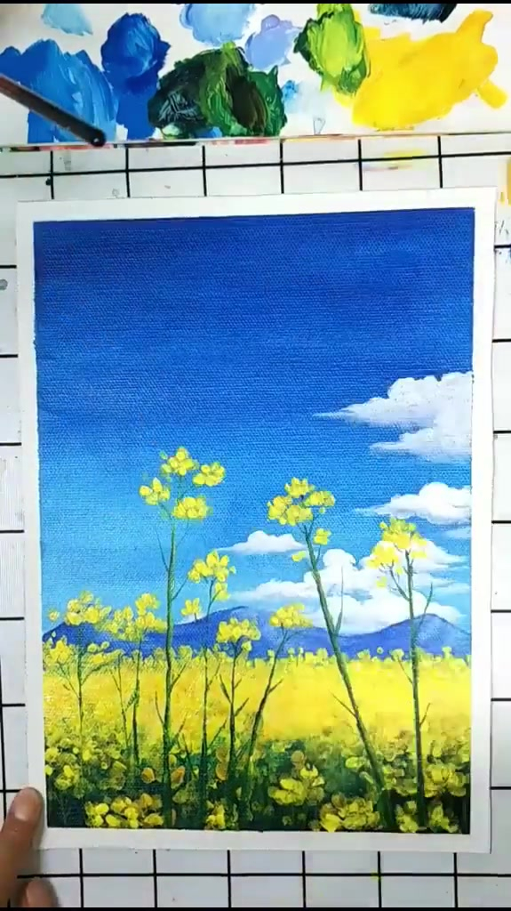 油菜花花语,想要的都会有