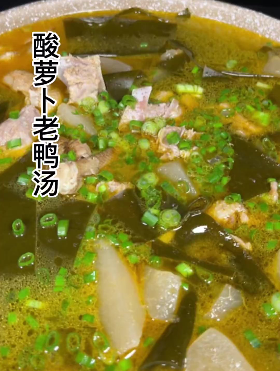 酸萝卜老鸭汤,酸爽下饭