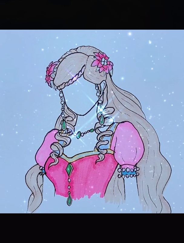 画精灵梦叶罗丽灵公主的头像 精灵梦叶罗丽 灵公主 简笔画