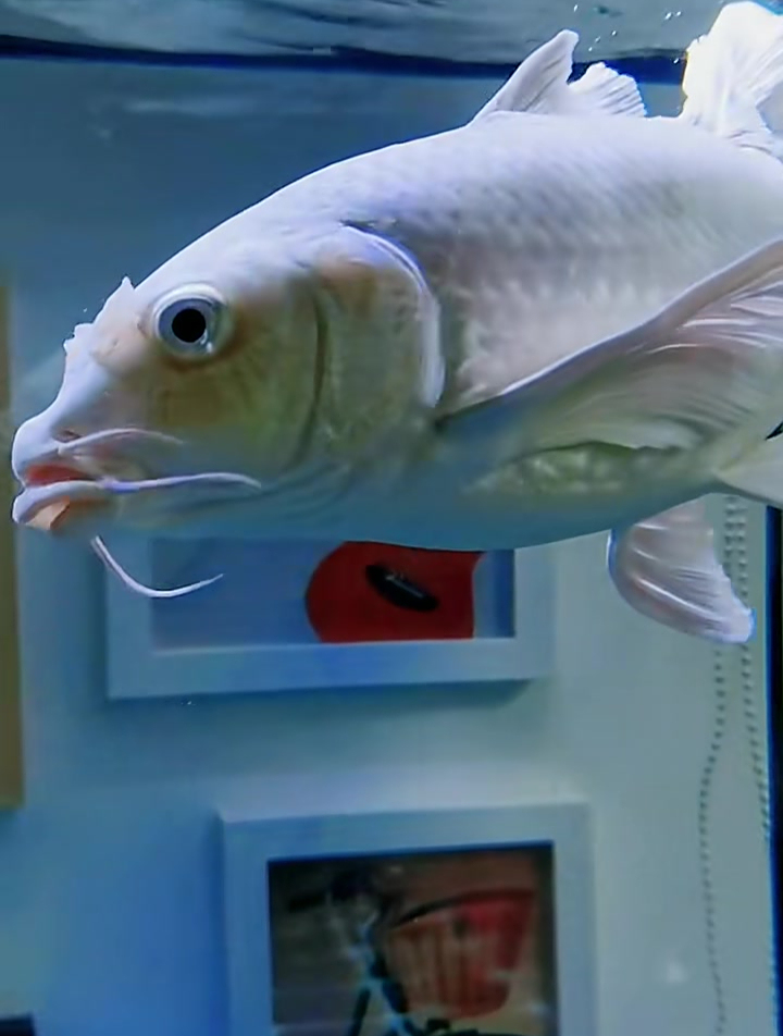 这条鱼互动性太好了,而且这它的身体素质_免疫力特别强