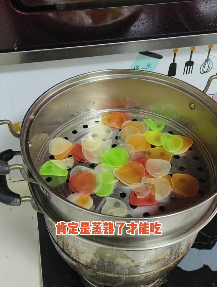 宝宝们你们吃过彩色虾片吗