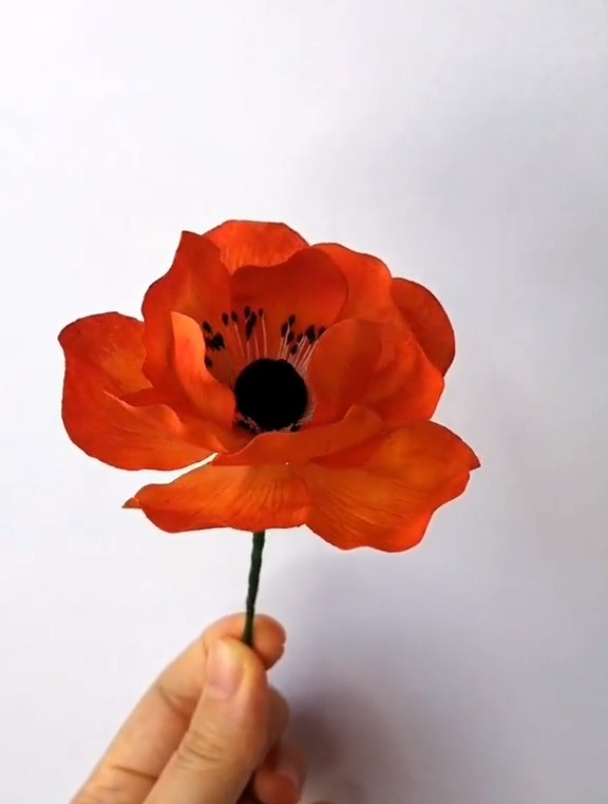 自然系花卉银莲花,手绘蛋糕分享