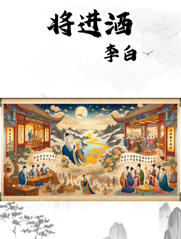 当《将进酒》遇到AI绘画,传统文化魅力如何绽放呢