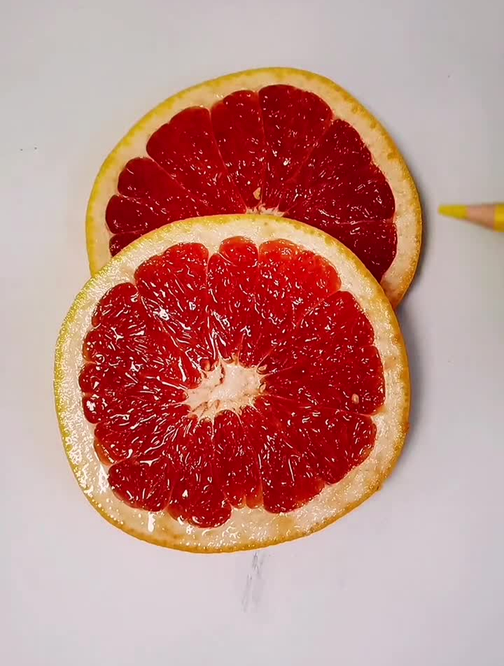 今天画橙子,橙子居然是苦的简笔画