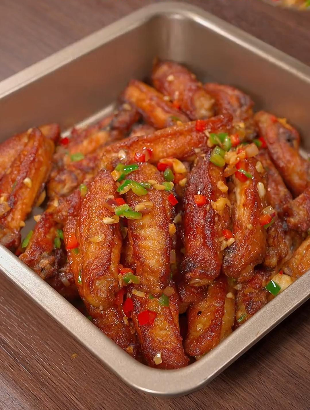 这个椒盐鸡翅,椒香酥脆