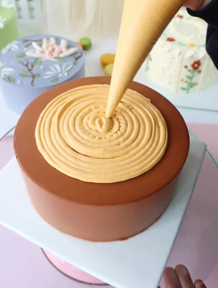 五月你好蛋糕卡通超级萌的小狮子做法这也太简单了吧
