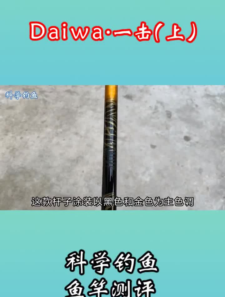 鱼竿测评:日本达瓦一击4。5米(上)
