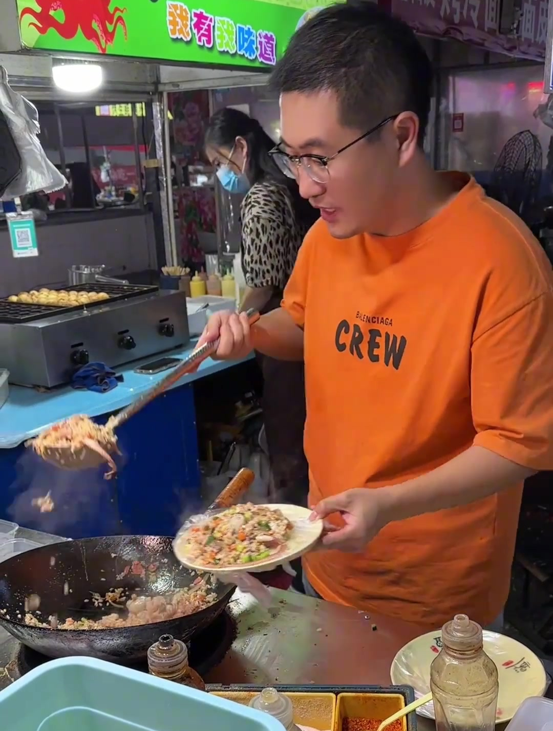 夜市198爱马仕炒饭,嘎嘎香