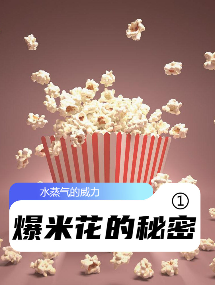爆米花的秘密:水蒸气的威力