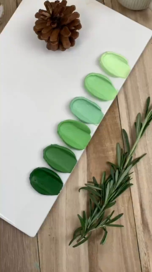 圣诞绿奶油调色大全丨西点蛋糕培训