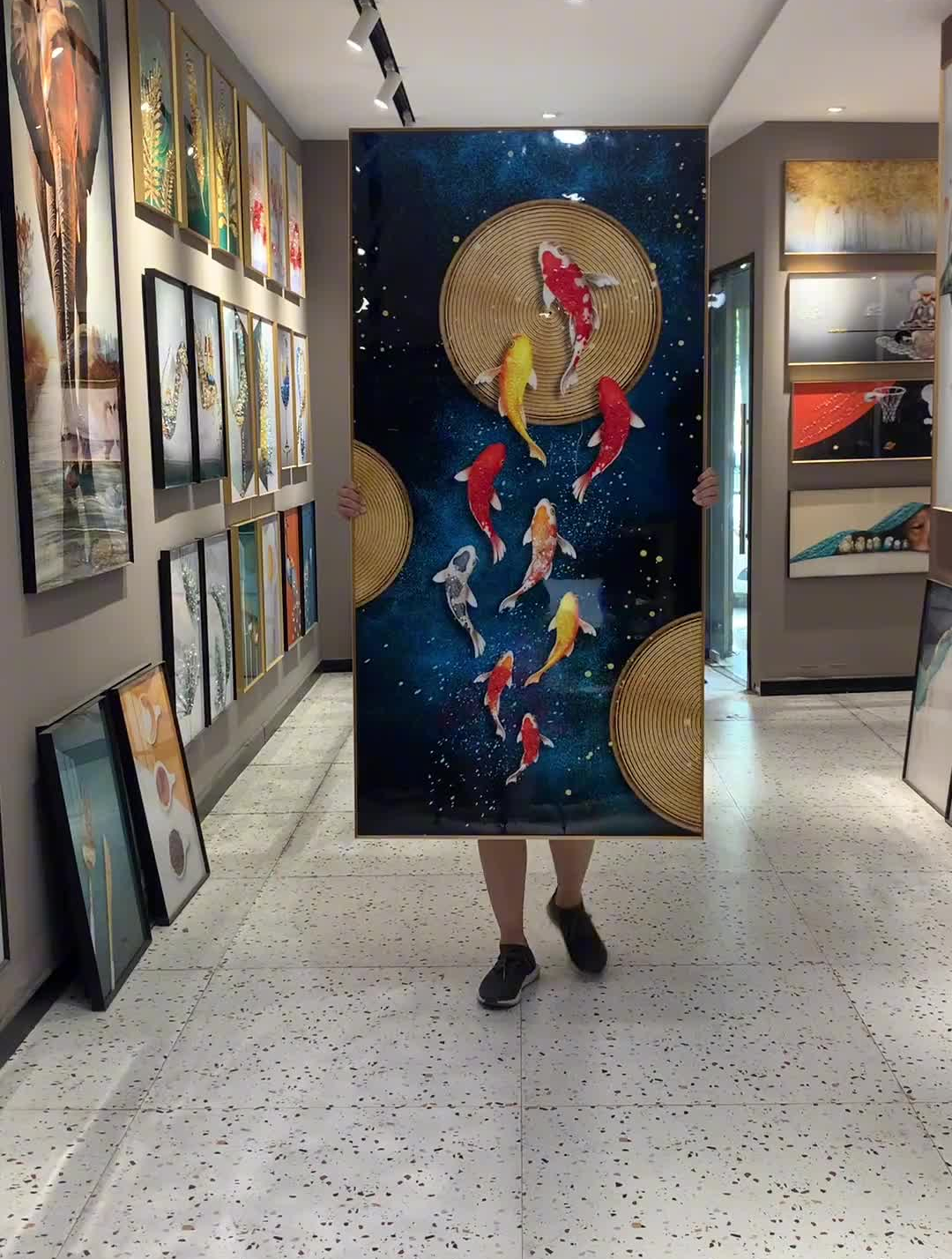 进门看见什么好我来帮你推荐玄关画装饰画厂家