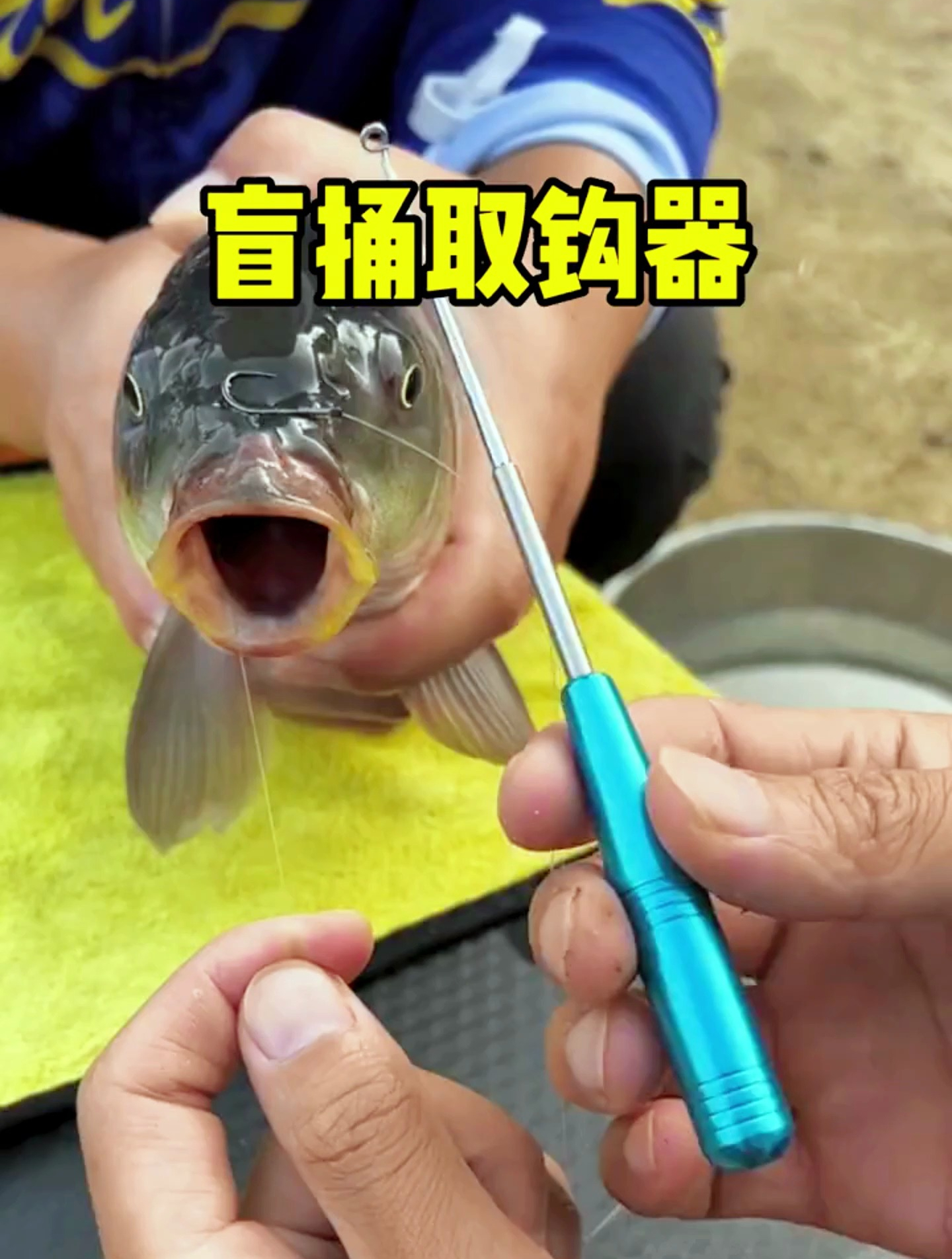 取钩器的使用方法,方便快捷不伤鱼,你看懂了吗?