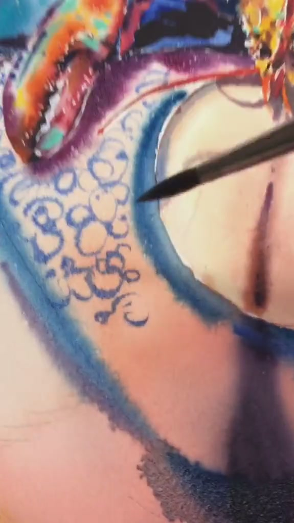 水彩画,小龙虾的猜想