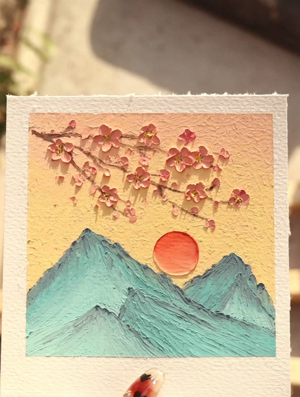 粉梅无需他人衬,立于枝头恰指春