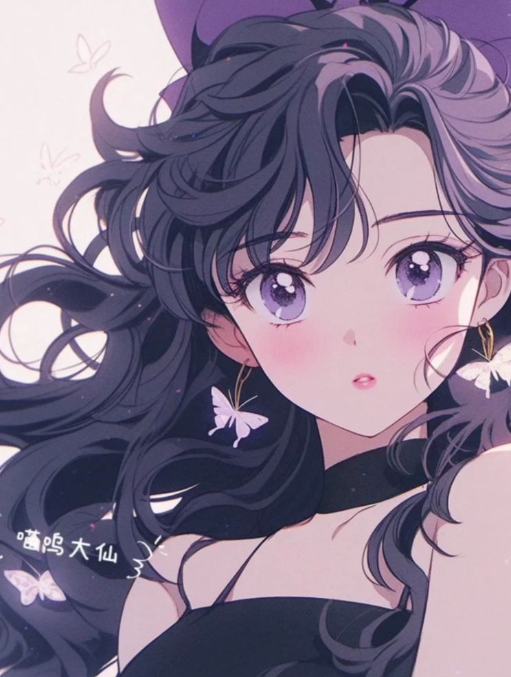 旧漫复古头像|喜欢紫色系的小姐妹可以冲啦